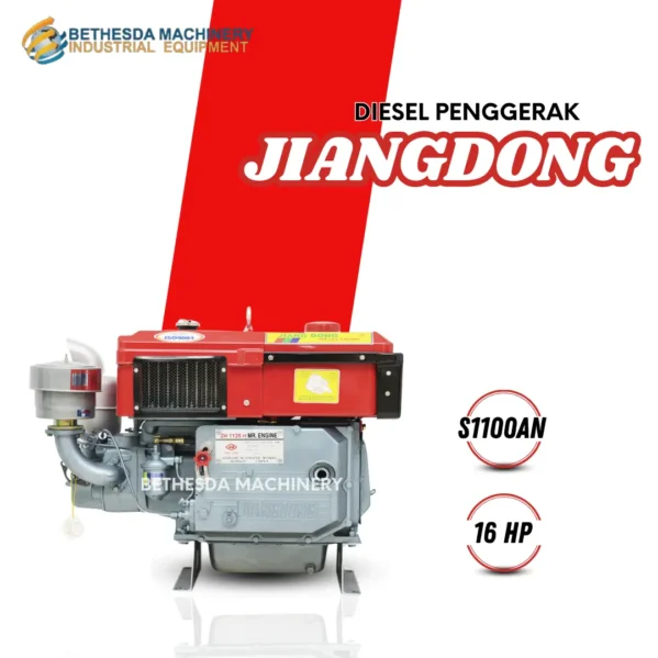Mesin Penggerak 16 HP Jiangdong 16 HP Diesel S 1100 AN