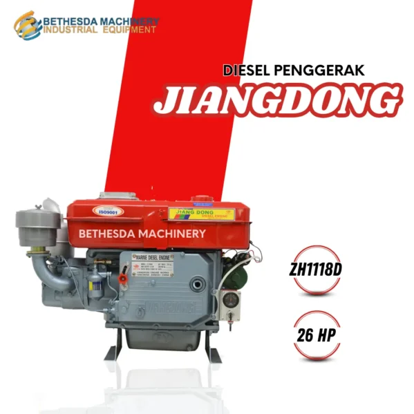 Diesel Jiangdong 26 HP Engine Penggerak Stater ZH 1118 D