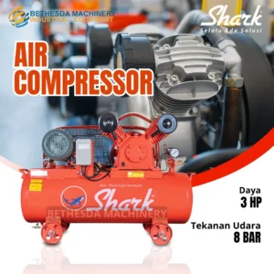 Kompresor 3 HP Listrik Shark Kompresor Udara 3 HP 8 Bar