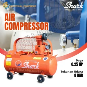 Kompresor Shark 0.25 HP Tipe Unloading 8 BAR
