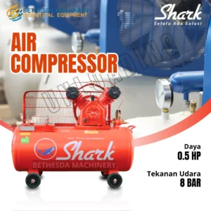 Mesin Kompresor 0.5 HP Shark Air Compressor 8 BAR