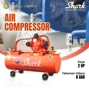 Kompresor Udara 2 HP Shark 8 BAR Unloading