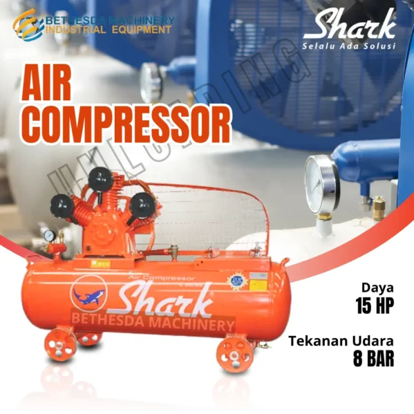 Kompresor Shark 15 HP 8 BAR Tipe Unloading
