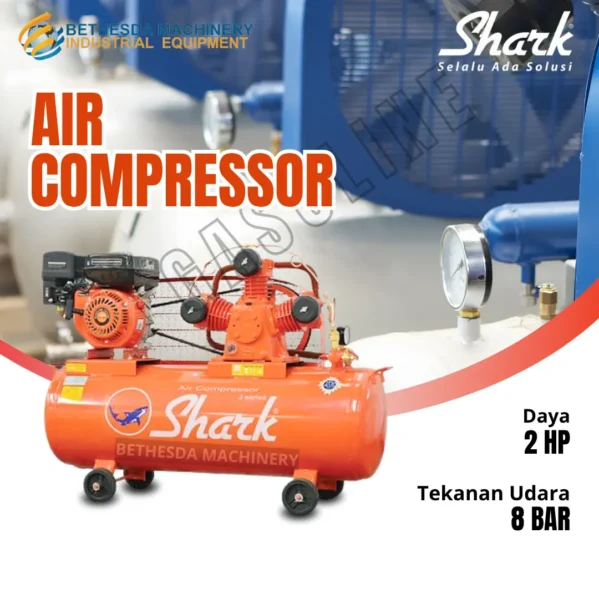 Kompresor Shark 8 Bar 2 HP Bensin JWUE 6502