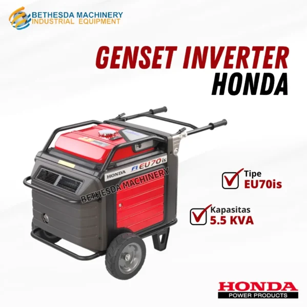 Genset Honda 7 Kva EU 70 is Inverter 1 Phase