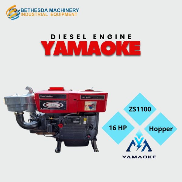 Mesin Diesel 16 HP Yamaoke Diesel ZS 1100